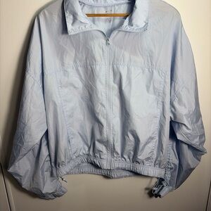 Layers 8 Bomber Style Light Blue Women's Jacket Large